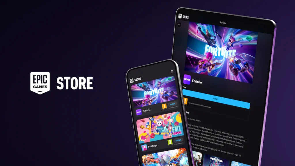 epic games store mobile - безплатні ігри щотижня