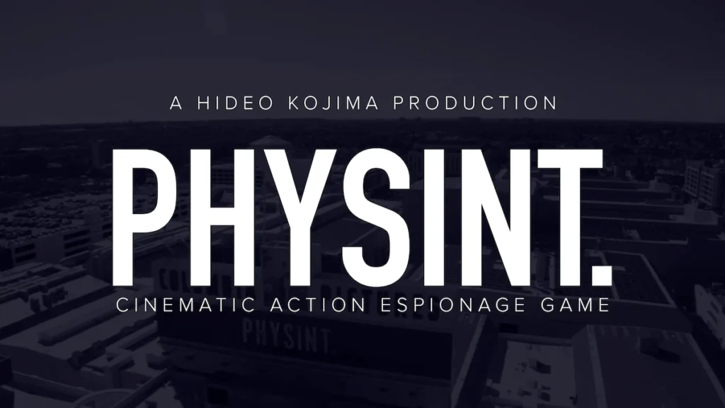 PHYSINT виведе студію Kojima Productions на нову фазу розвитку
