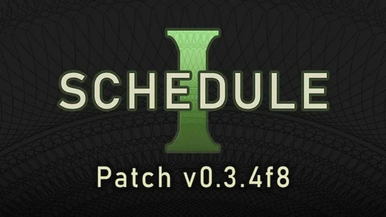 Schedule 1 Patch v0.3.4f8