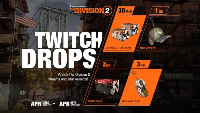 Активовані Twitch Drops для Tom Clancy's The Division 2