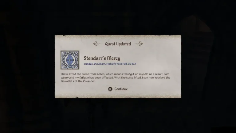 TES 4 Oblivion Remastered stendarr's mercy quest